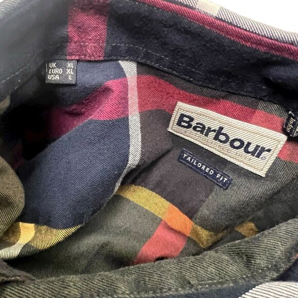 Lot of 2 Barbour Shirt Mens XL Long Sleeve Button Up - Picture 5 of 11